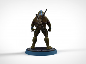 Tortugas ninjas 1990 - tmnt - leonardo Modèles 3D en vedette