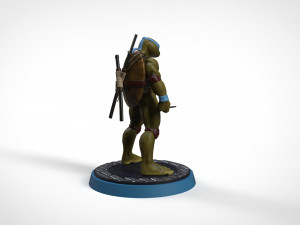 Tortugas ninjas 1990 - tmnt - leonardo Modèles 3D en vedette