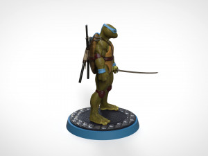 Tortugas ninjas 1990 - tmnt - leonardo Modèles 3D en vedette