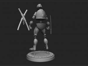 Tortugas ninjas 1990 - tmnt - leonardo Modèles 3D en vedette