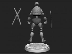 Tortugas ninjas 1990 - tmnt - leonardo Modèles 3D en vedette