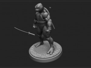 Tortugas ninjas 1990 - tmnt - leonardo Modèles 3D en vedette
