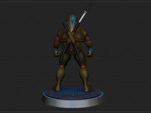Tortugas ninjas 1990 - tmnt - leonardo Modèles 3D en vedette