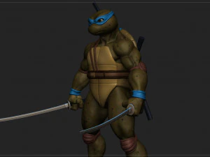 Tortugas ninjas 1990 - tmnt - leonardo 3D Print Model