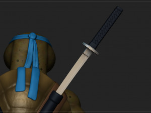 Tortugas ninjas 1990 - tmnt - leonardo Modèles 3D en vedette