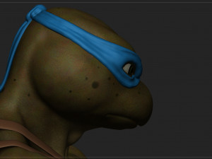 Tortugas ninjas 1990 - tmnt - leonardo Modèles 3D en vedette