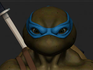 Tortugas ninjas 1990 - tmnt - leonardo 3D Print Model