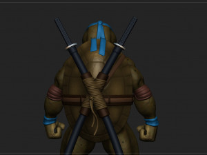 Tortugas ninjas 1990 - tmnt - leonardo Modèles 3D en vedette
