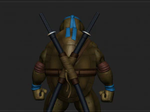 Tortugas ninjas 1990 - tmnt - leonardo 3D Print Model
