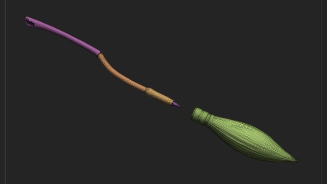3D file Harry Potter Nimbus 2000 magic broom 3d digital download 🪄・3D  printable model to download・Cults