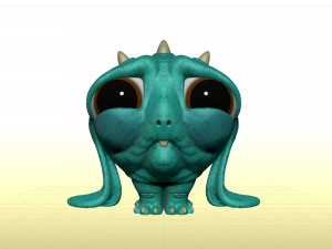 my little monster - mi pequenio monstruo Model Cetak 3D