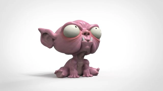 my little monster - mi pequenio monstruo 3D Print Model .c4d .max .obj .3ds .fbx .stl .blend