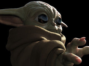 grogu - baby yoda - the mandalorian - el mandaloriano 3D प्रिंट मॉडल