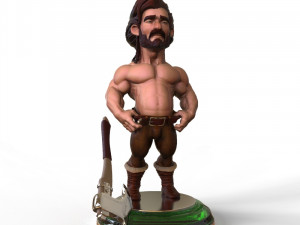Piece Chess - The King 3D Print Model