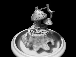 CASITA HONGO - MUSHROOM HOUSE 3D Model