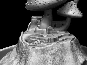 CASITA HONGO - MUSHROOM HOUSE 3D 模型