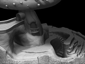 CASITA HONGO - MUSHROOM HOUSE 3D Model