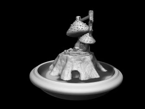 CASITA HONGO - MUSHROOM HOUSE 3D Model