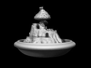 CASITA HONGO - MUSHROOM HOUSE 3D Model