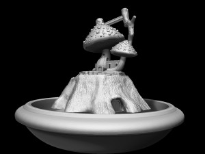 CASITA HONGO - MUSHROOM HOUSE 3D 模型