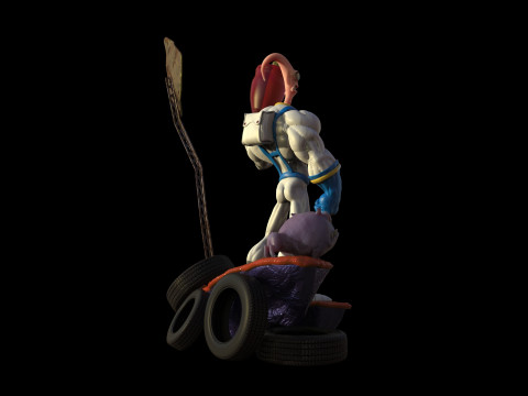 Earthworm Jim 3D-Druckmodell