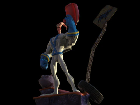 Earthworm Jim 3D Print Model