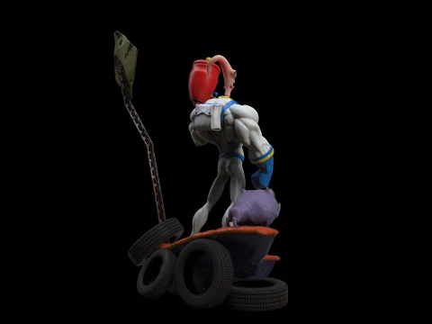 Earthworm Jim 3D Print Model