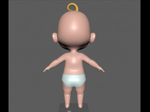 cartoon baby 3D Model