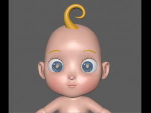 cartoon baby 3D Model