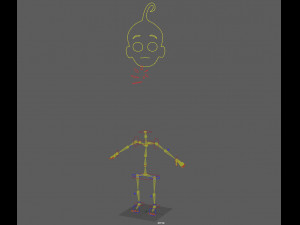 cartoon baby 3D Model