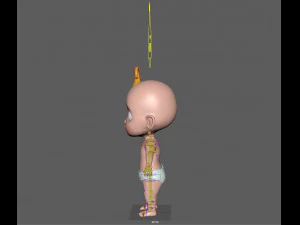 cartoon baby 3D Model