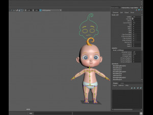 cartoon baby 3D Model