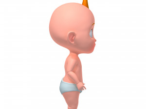 cartoon baby 3D Model