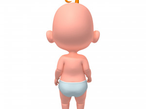 cartoon baby 3D Model