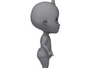 cartoon baby 3D Model