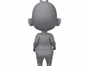 cartoon baby 3D Model