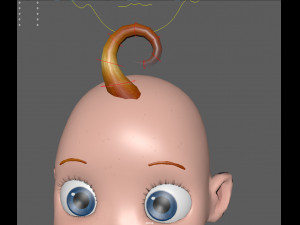 cartoon baby 3D Model