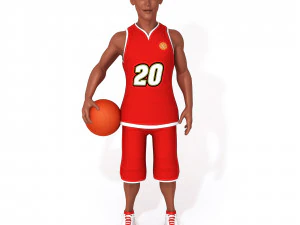giocatore di basket Modello 3D