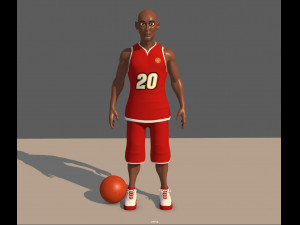basketball player 3D Модель