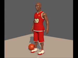 basketball player 3D Модель