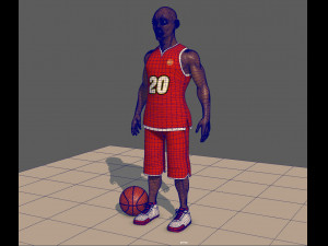 basketball player 3D Модель