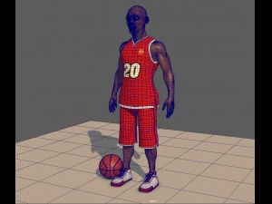 basketball player 3D Model