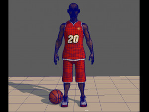 basketball player 3D Модель