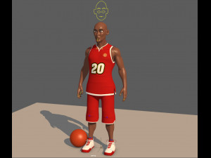 basketball player 3D Модель