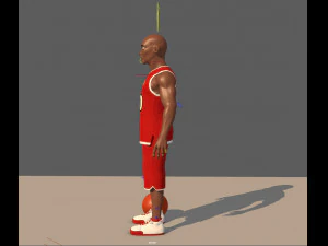 basketball player 3D Model