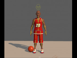 basketball player 3D Модель