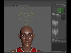 basketball player 3D Model