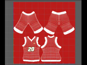 basketball player 3D Model
