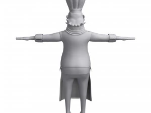 cartoon chef 3D Model