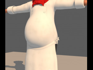 cartoon chef 3D-Modell